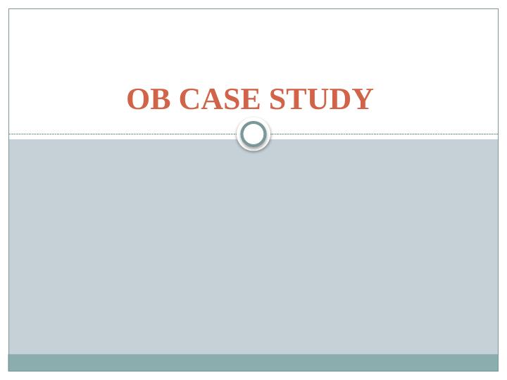 OB Case Study_1