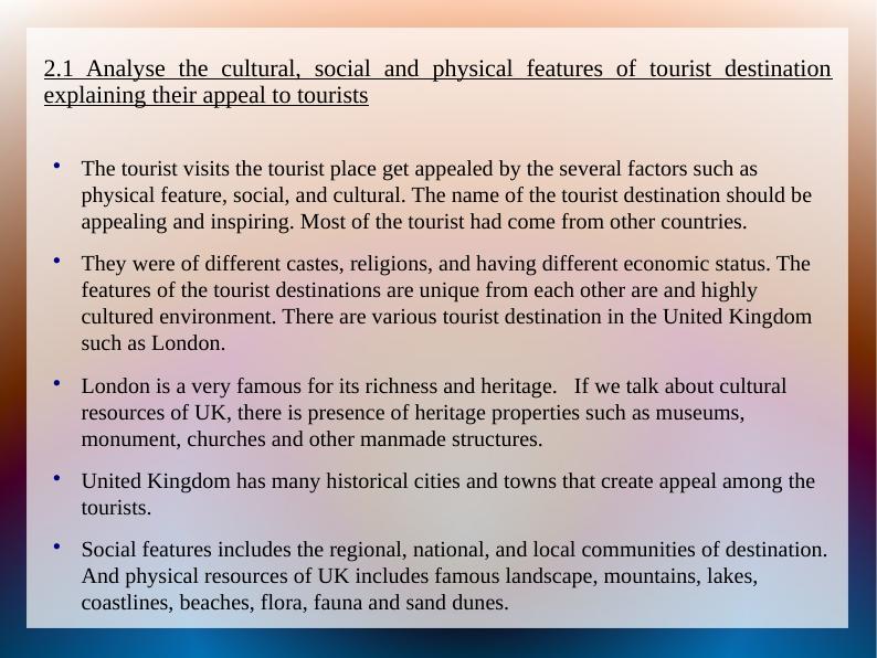 Analyzing Cultural, Social, and Physical Features of Tourist Destinations_2