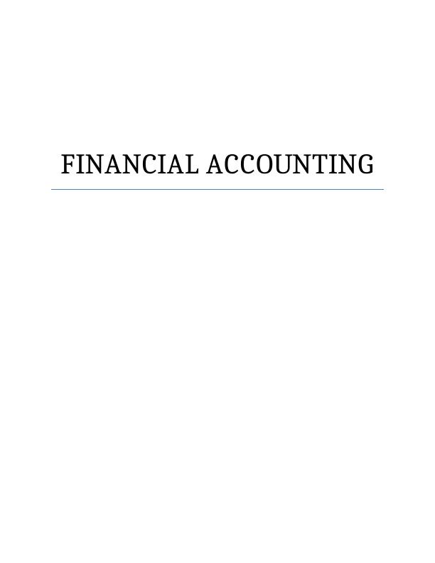 ACC701 - Financial Accounting - Assignment_1