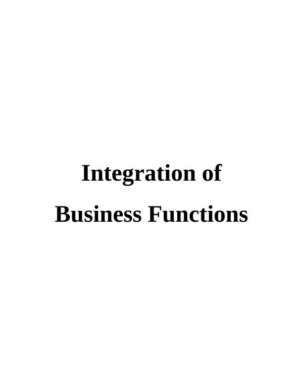 Integration of Business Functions Assignment_1
