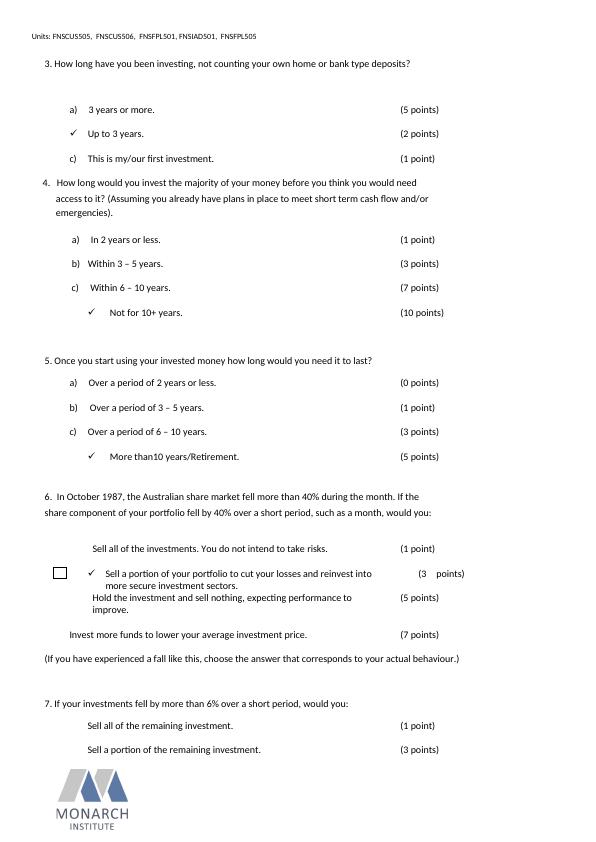 FNSCUS505 Financial Planning Assignment_8