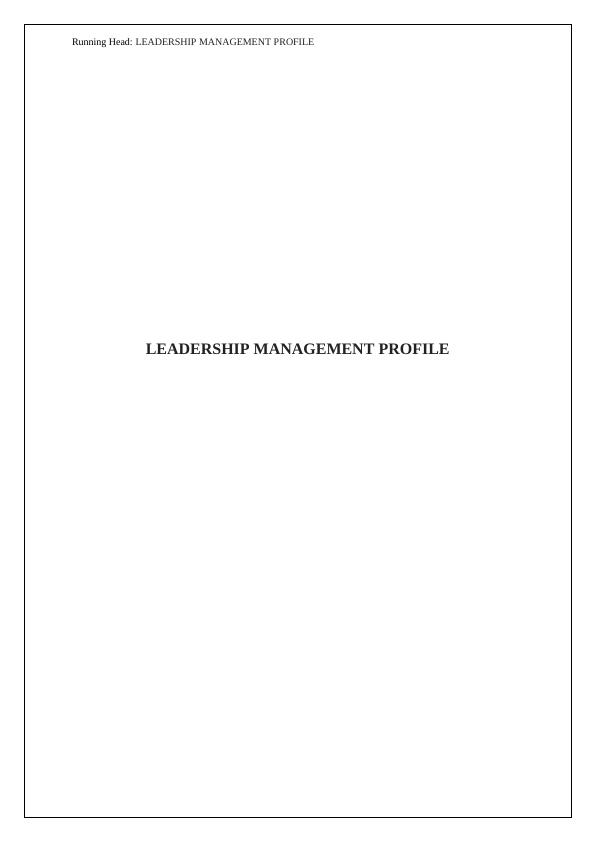 Leadership Management Profile_1