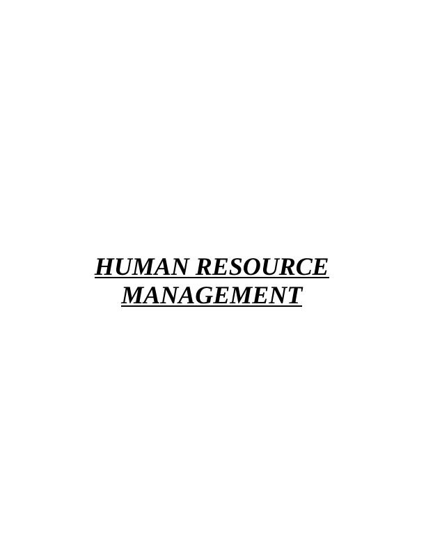 Human Resource Management - P1 Purpose and Functions_1