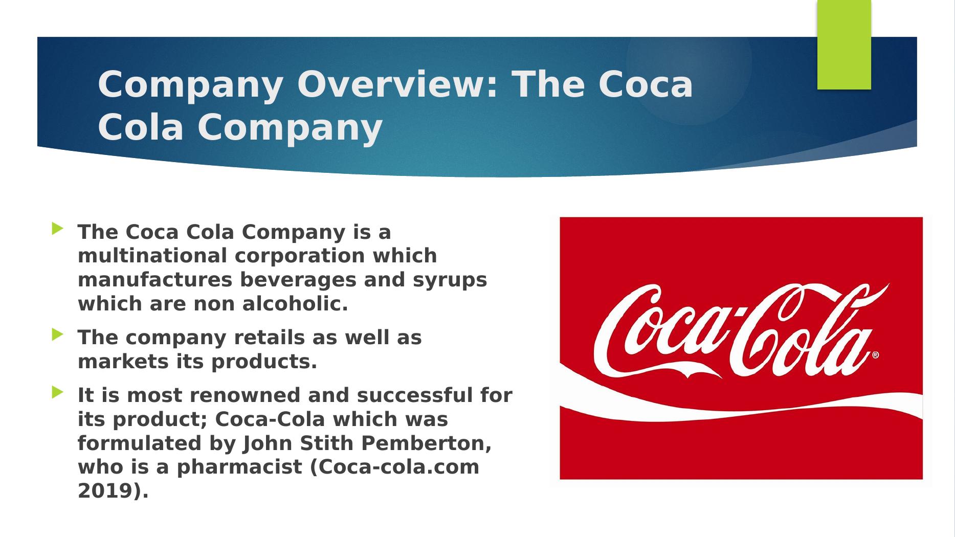 Consumer Behavior and Marketing Psychology : Coca-Cola company