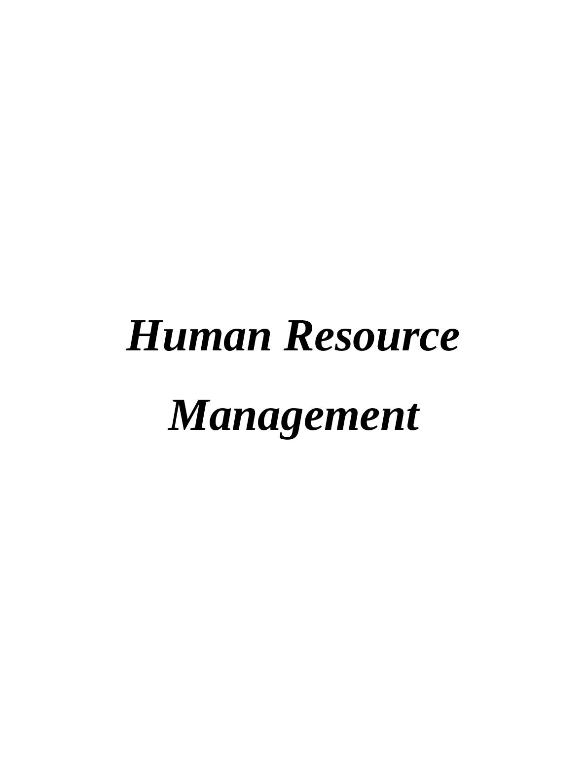 Human Resource Management Assignment PDF : Microsoft_1