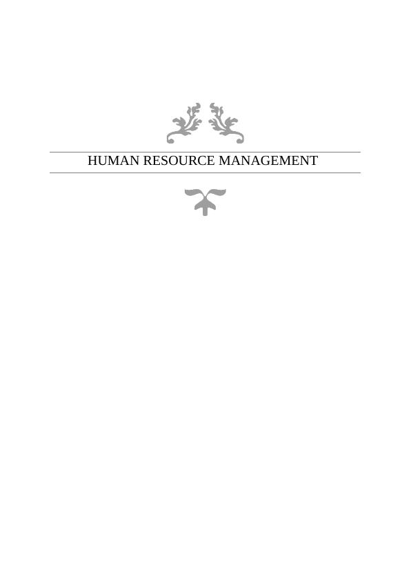 Human Resource Management Function and Practices of M&S_1