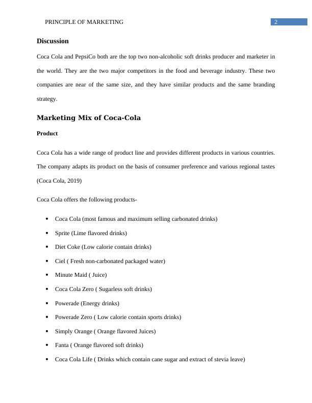 Marketing Mix Strategies of Coca Cola and PepsiCo_3