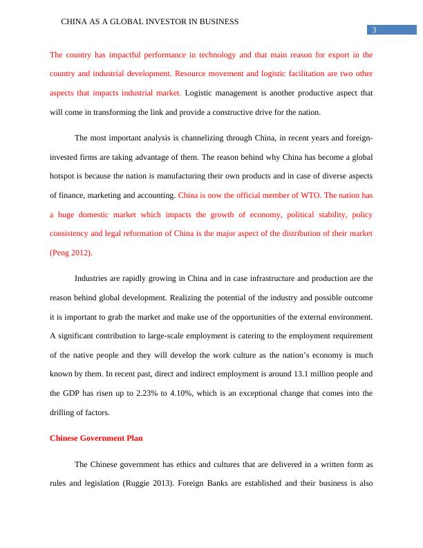 China as a Global Investor in Business Assignment_4