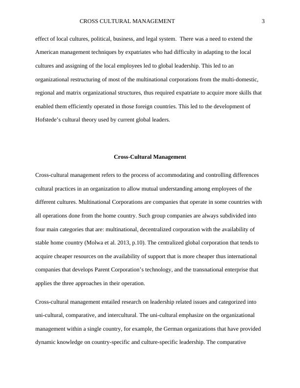 Literature Review on Cross Cultural Management_3