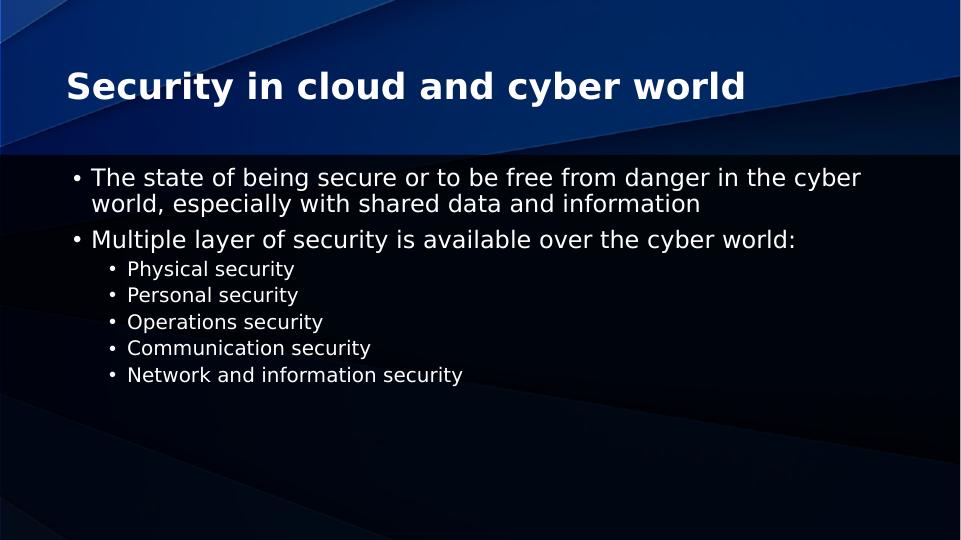 Cloud and IoT Security | PPT_3