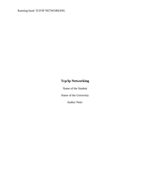 TCP/IP Networking_1