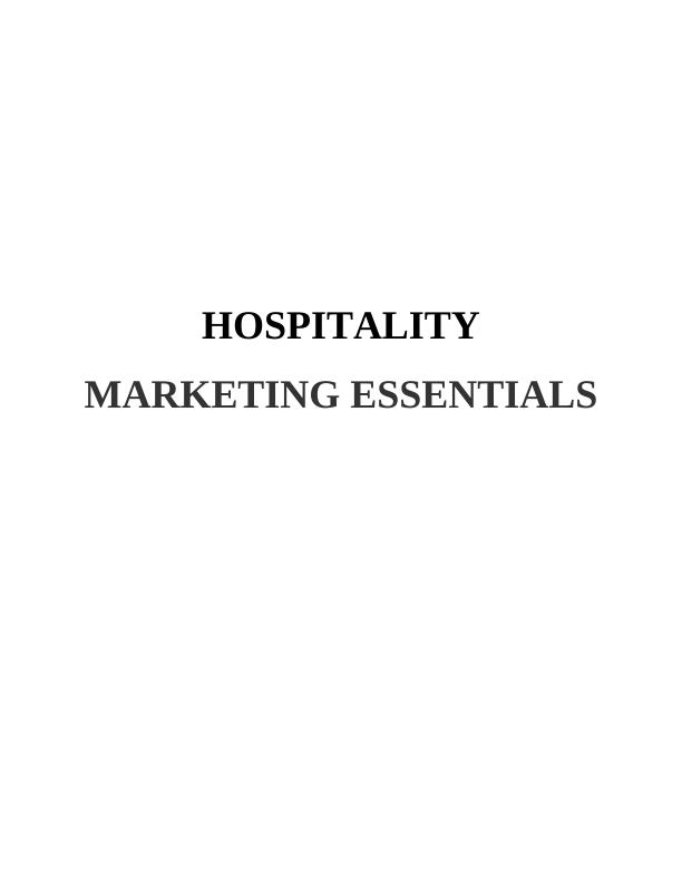 Marketing Essentials for Hilton Hotel_1