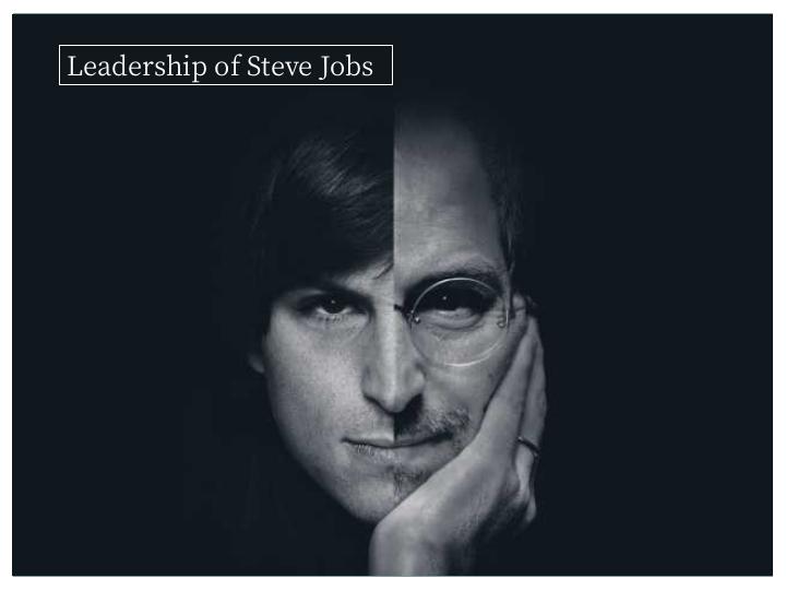 Leadership of Jobs