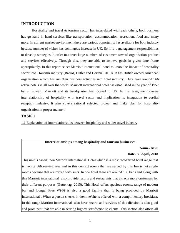 Hospitality Provision in Travel and Tourism Sector PDF_4