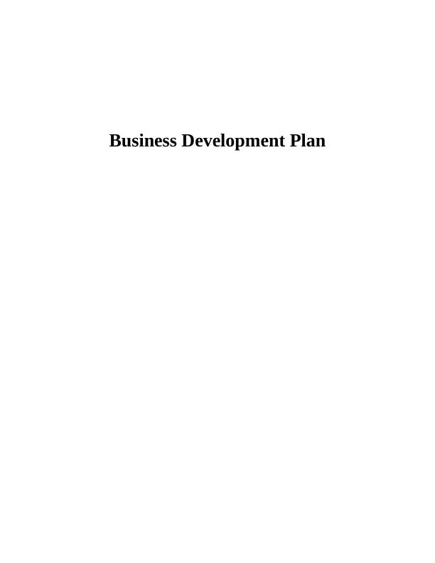 BUSINESS DECOVERY PLAN CHAPTER 1: INTRODUCTION5_1