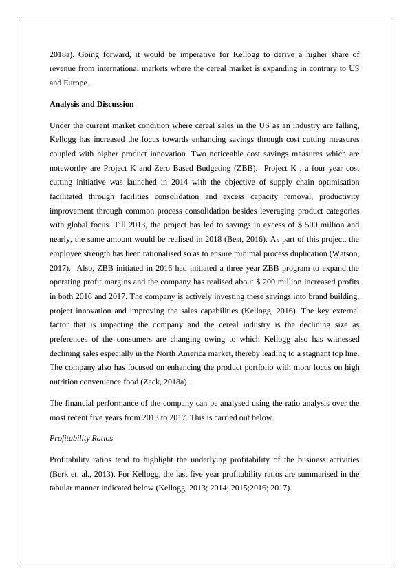 Financial Statement Analysis of Kellogg Company_3