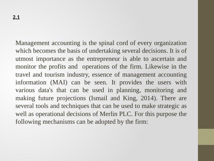 Management Accounting in the Travel and Tourism Industry_2