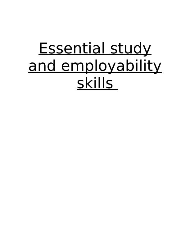 Essential Study and Employability Skills_1