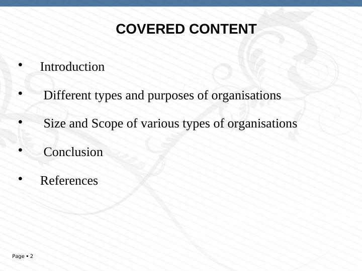 Types and Purposes of Organisations in Business Environment_2