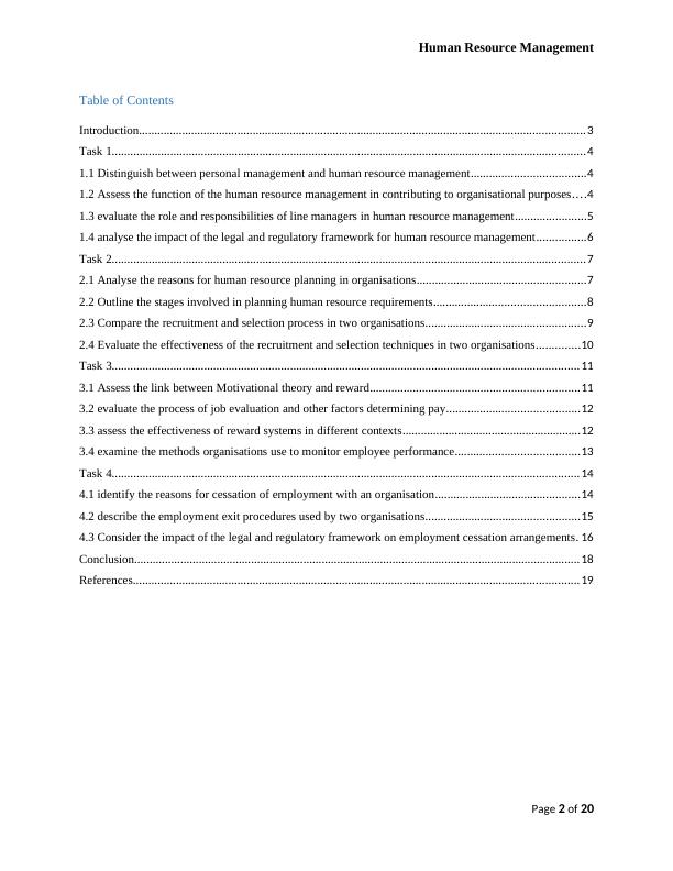 Human Resource Management Analysis - Assignment_2