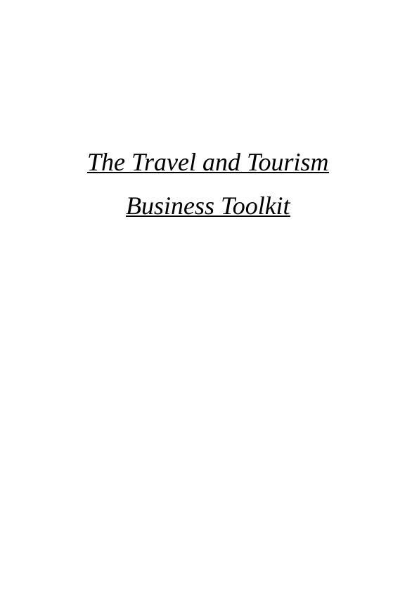 Assignment: The Travel and Tourism Business Toolkit_1
