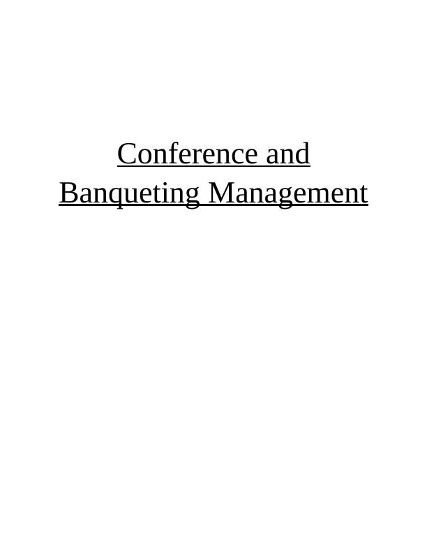Conference and Banqueting Management - Doc_1
