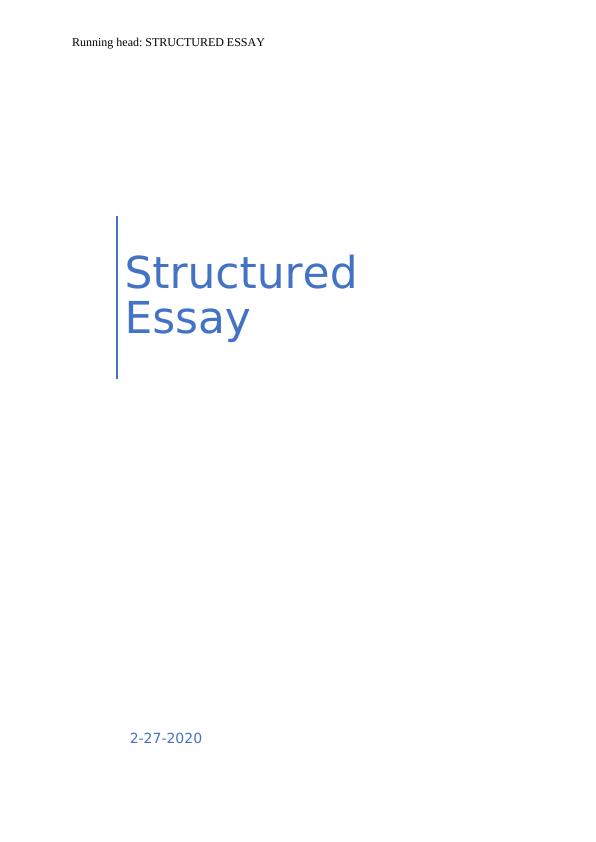How to write a wellstructured essay