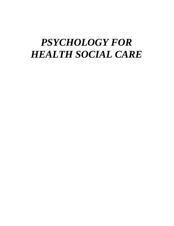 (PDF) The role of psychology in health care delivery_1