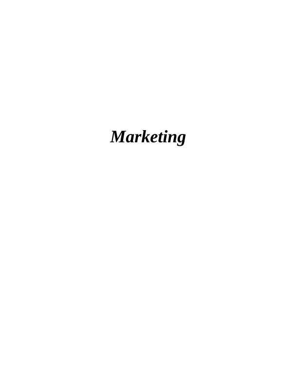 Tesco Marketing Strategy Assignment Solution_1