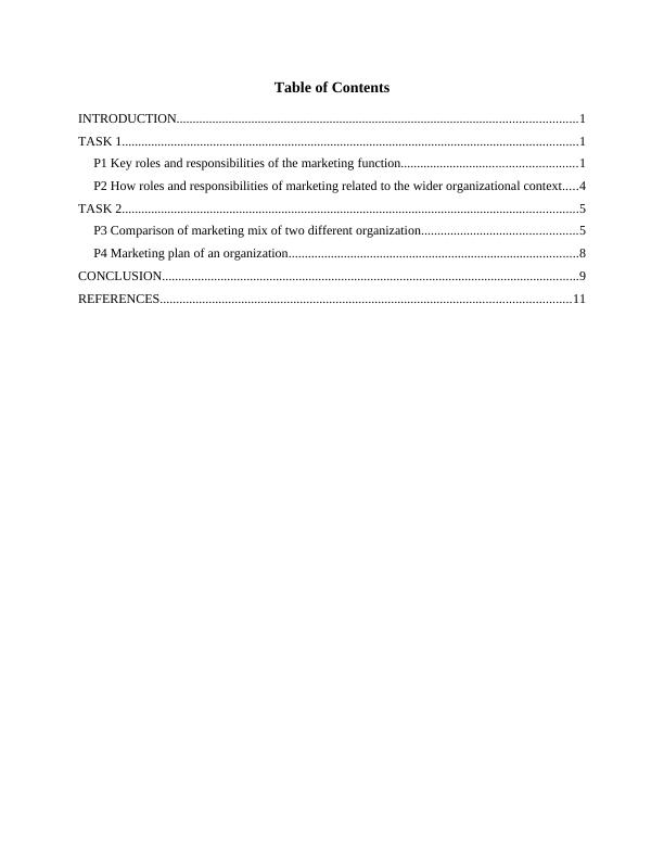 Report on Responsibilities of Marketing Function_2