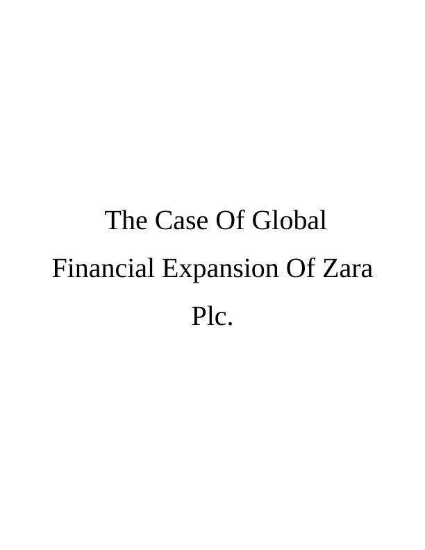 Impact of Global Financial Expansion - Assignment_1