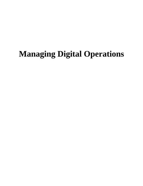 Managing Digital Operations (Assignment)_1