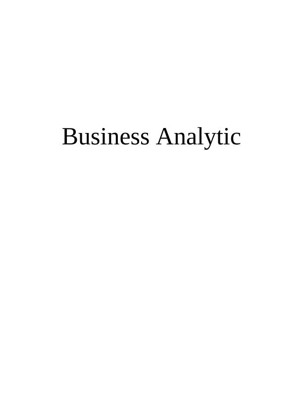 Business Analytics: Costing and Revenue Behavior, Advertising Expenditure Impact, and Marketing Strategies_1