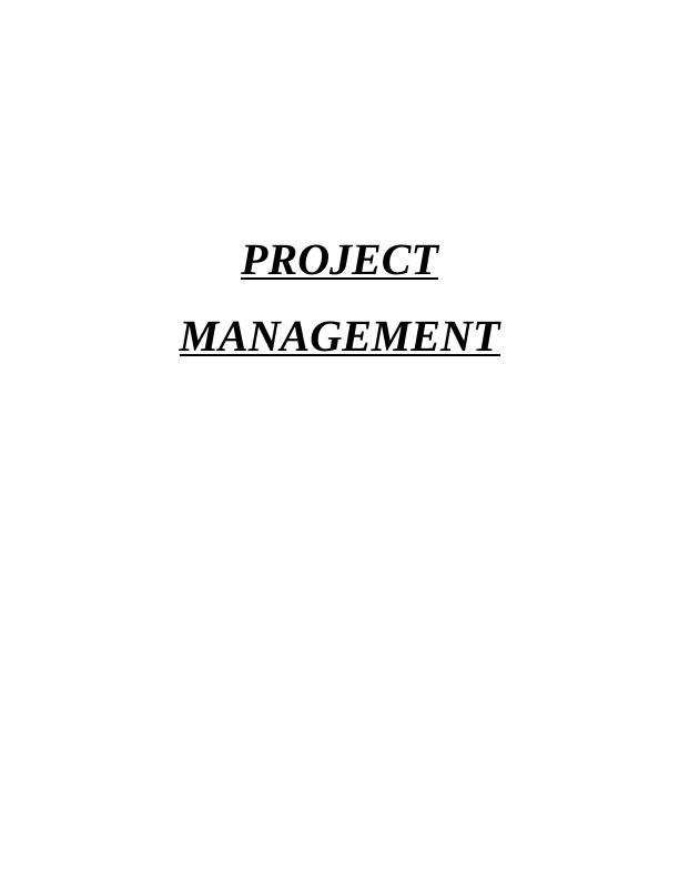 Microsoft Project : Assignment_1