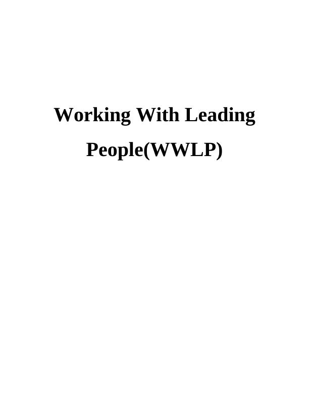 Working With Leading People (WWLP) - Report_1