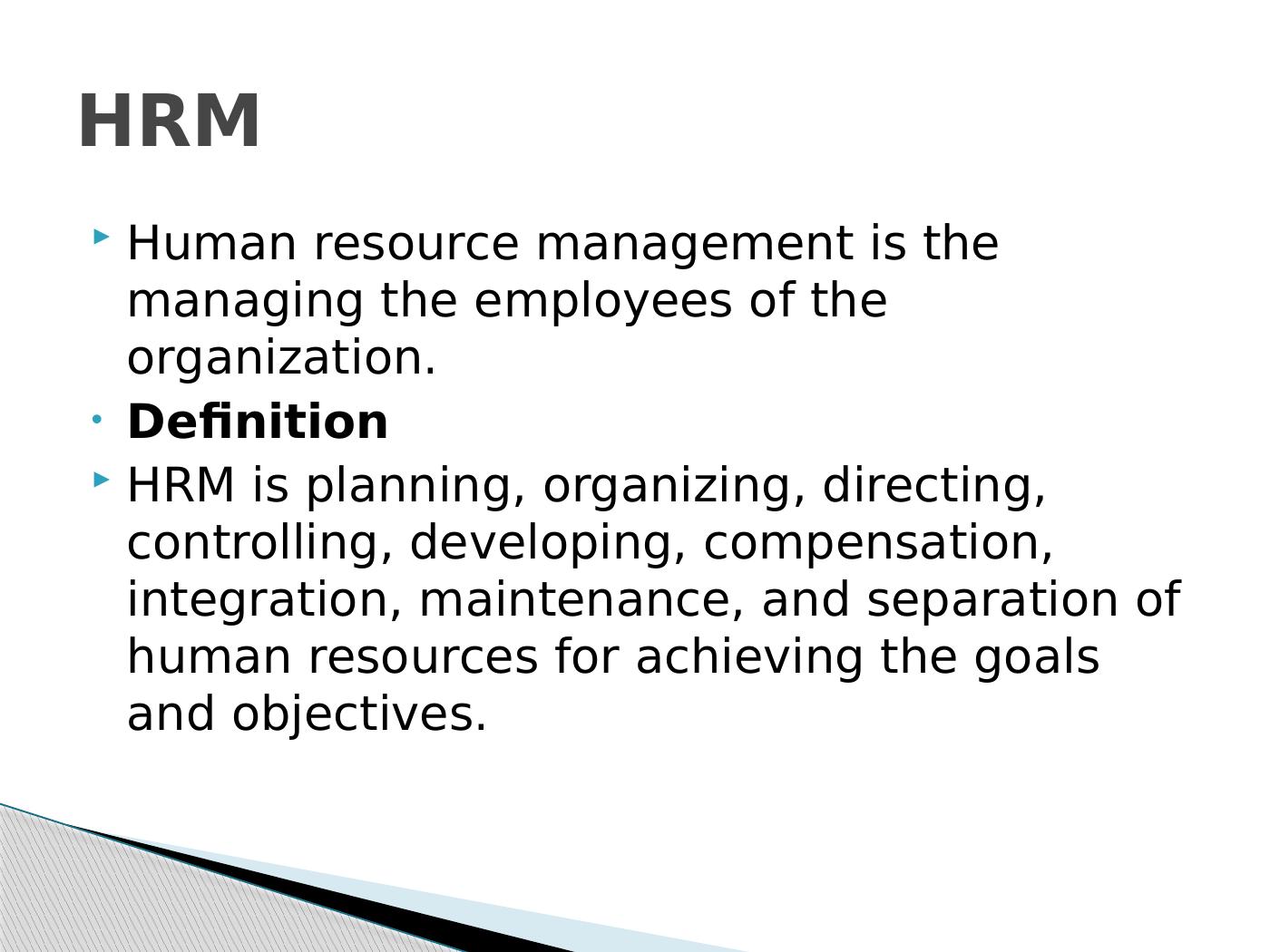 Function Of Human Resource Management Hrm