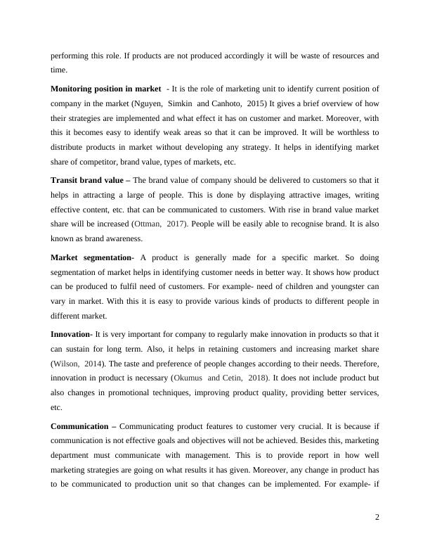 Report on Role and Responsibilities of Marketing Function_4