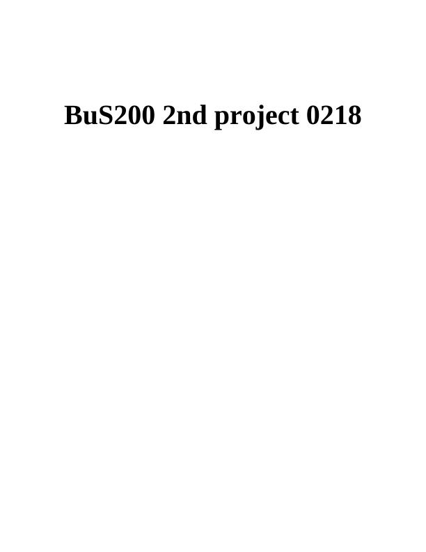 BuS200 Business Management Assignment_1