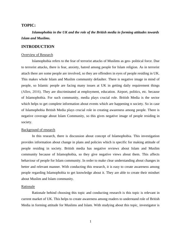 Research Paper TOPIC: Islamophobia in the UK and the UK_4