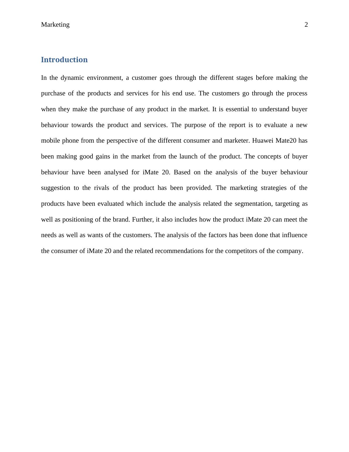 Buyer Behavior Analysis of Huawei Mate20_3