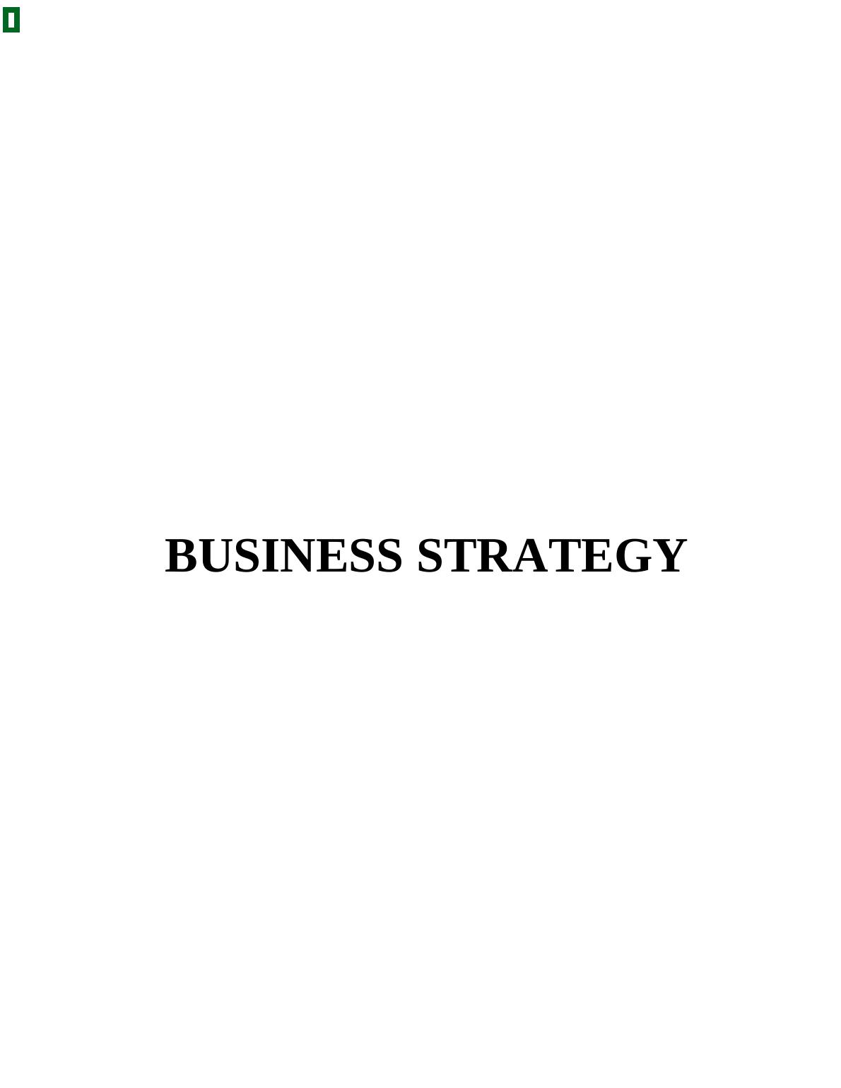Volkswagen Business Strategy : Report_1