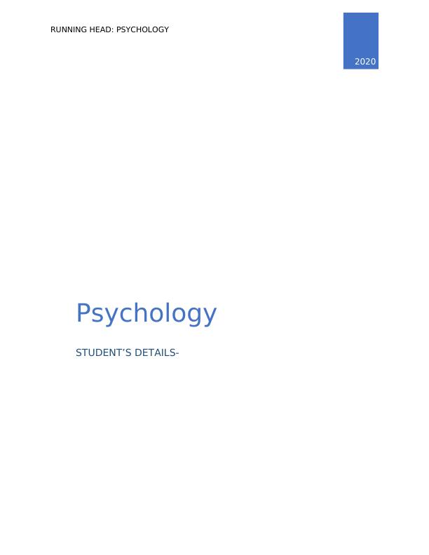 Question about Psychology 2022_1