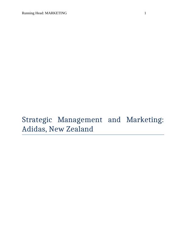 Strategic Management and Marketing Assignment_1