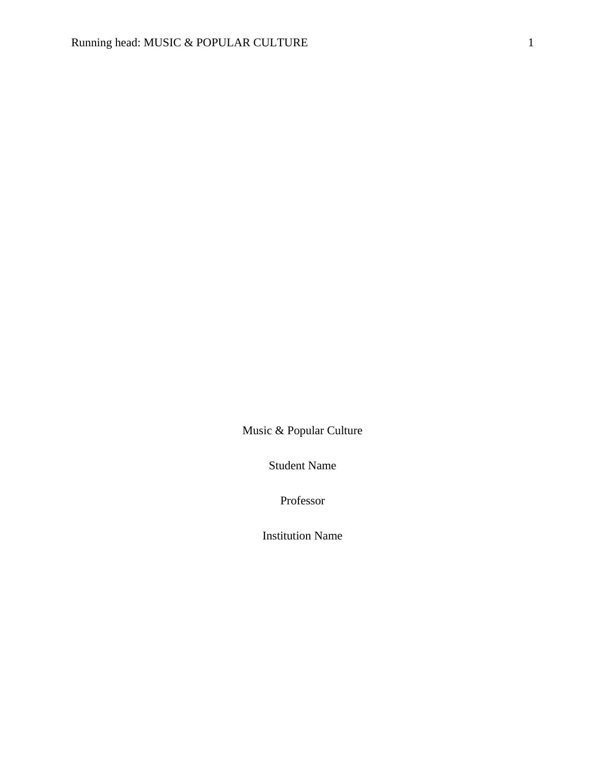 Importance of Paying Attention to Song Lyrics Desklib