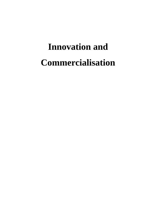 Assignment: Innovation and Commercialisation_1