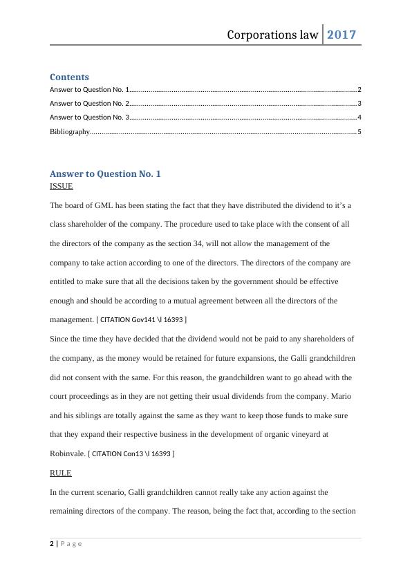 Corporations Law Assignment - Doc_2