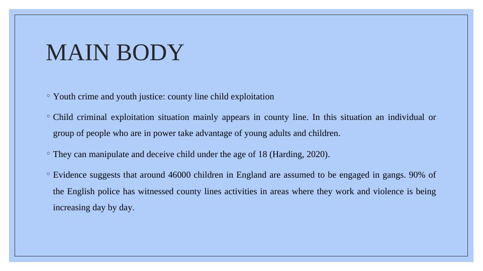 Youth Crime and Youth Justice: County Line Child Exploitation_4
