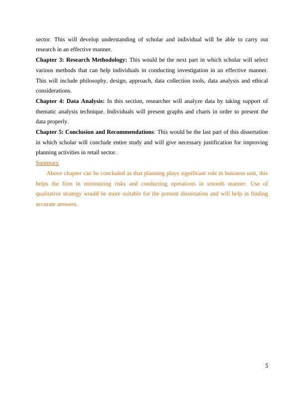 Planning Activities within Retail Sector: A Study on Tesco_8