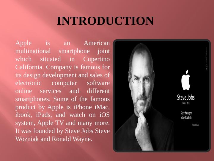 Analysis About Apple Company_2
