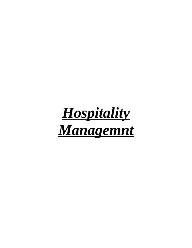 The Hospitality Sector_1